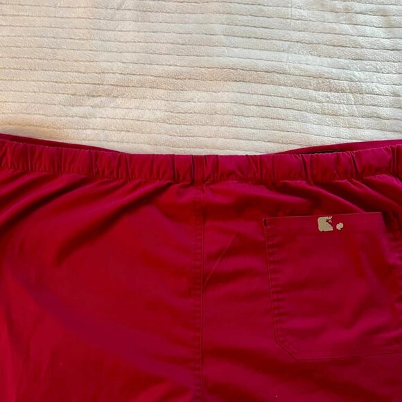 Women's Size XL Medium Couture EZ Flex Magenta Scrub Pants - Picture 3 of 10
